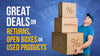 Open Box Sale