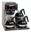 Bunn 13300.6005 12 Cup Low Profile Pourover Coffee Brewer with 3 Warmers