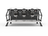 Sanremo Cafe Racer Naked Espresso Machine - 3 Groups - Black
